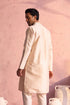 SHRESTHA By VASTRAMAY Men's Beige Silk Blend Kurta